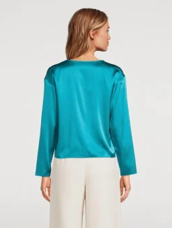 Stretch Silk Blouse