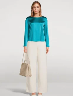 Stretch Silk Blouse