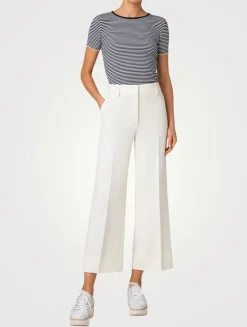 Stripe Jacquard Wool T-Shirt