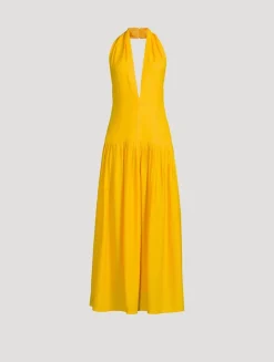 Tala Georgette Halter Dress