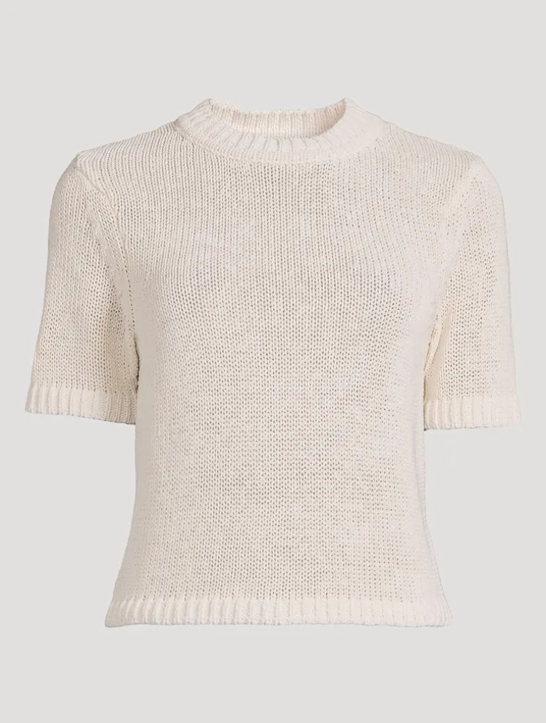 Tape Knit T-Shirt