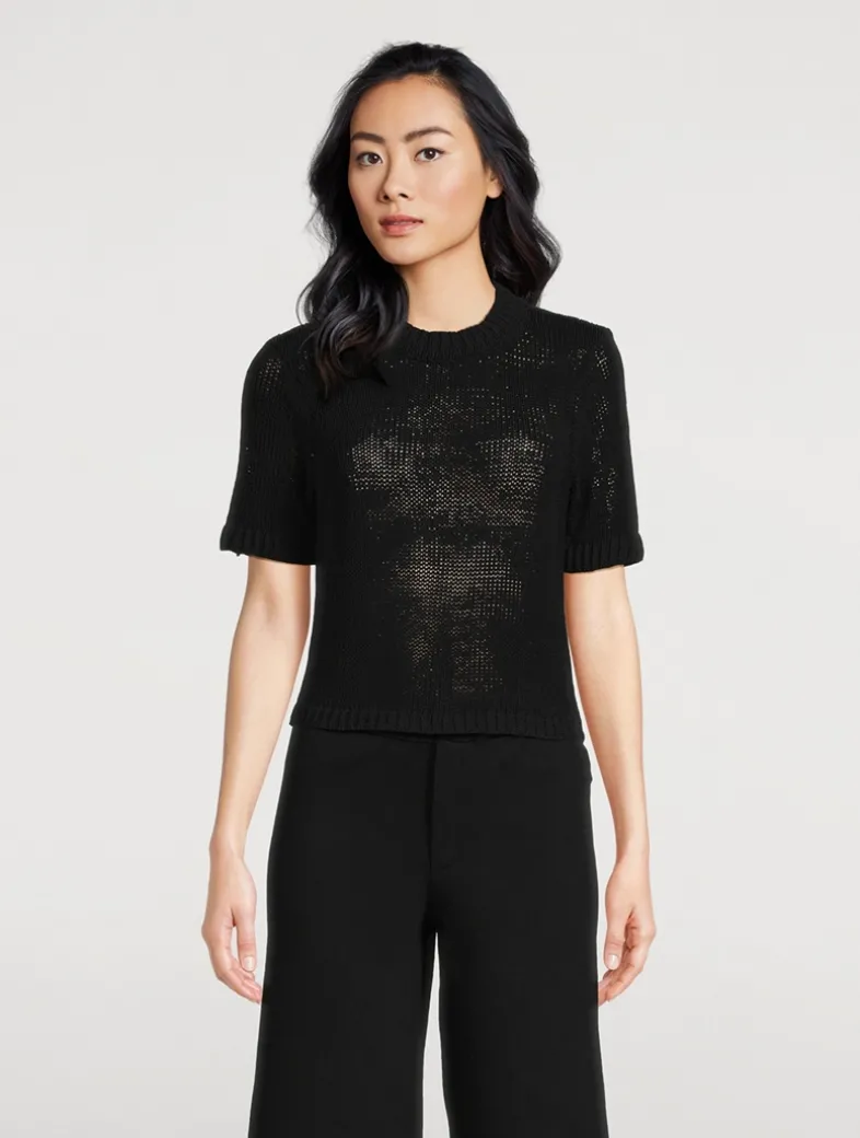 Tape Knit T-Shirt