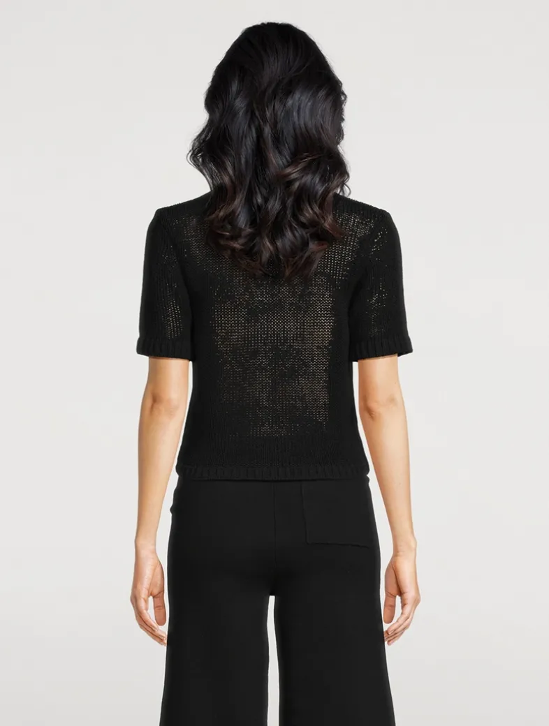 Tape Knit T-Shirt