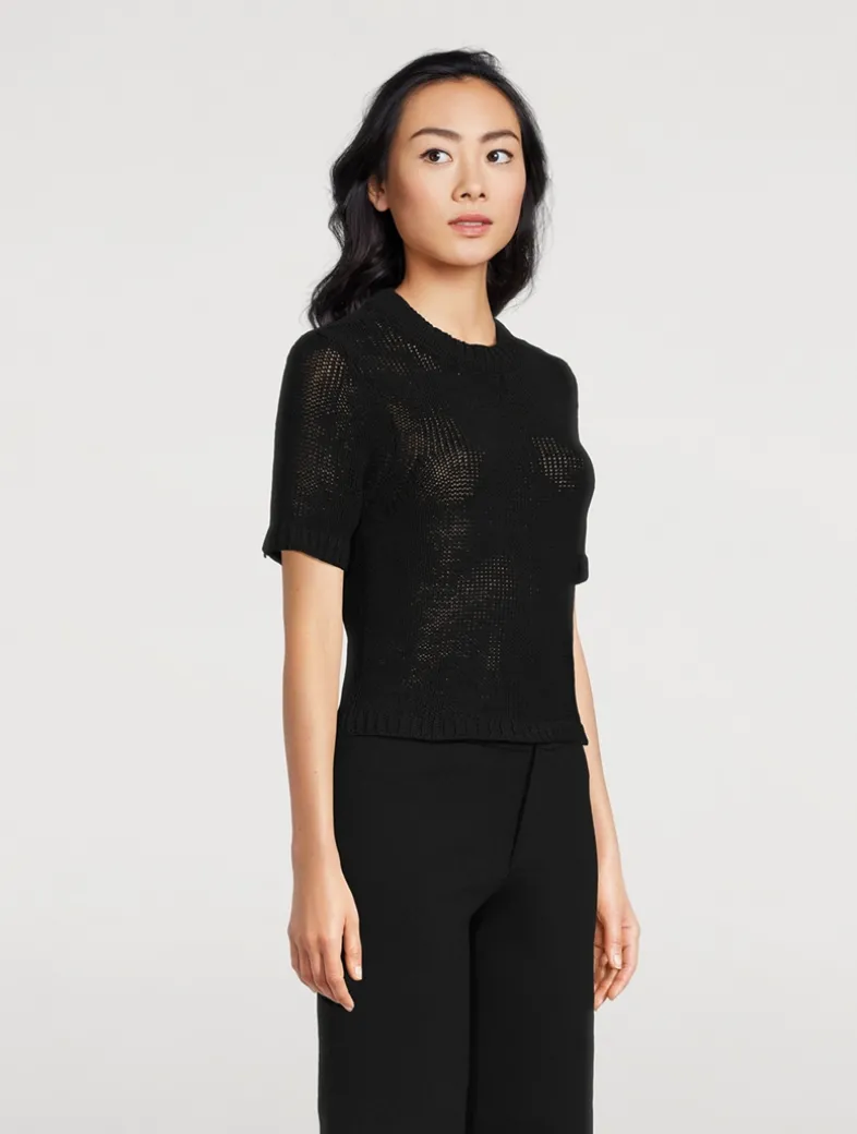 Tape Knit T-Shirt