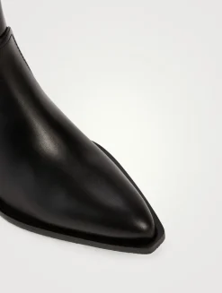 Tate Leather Ankle Boots