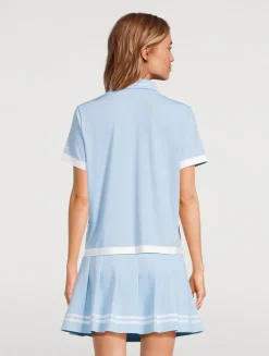 Tech Jersey Boxy Polo Shirt