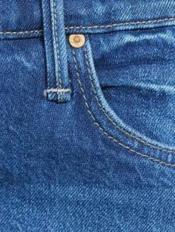 The Checkerboard Duster Straight-Leg Jeans