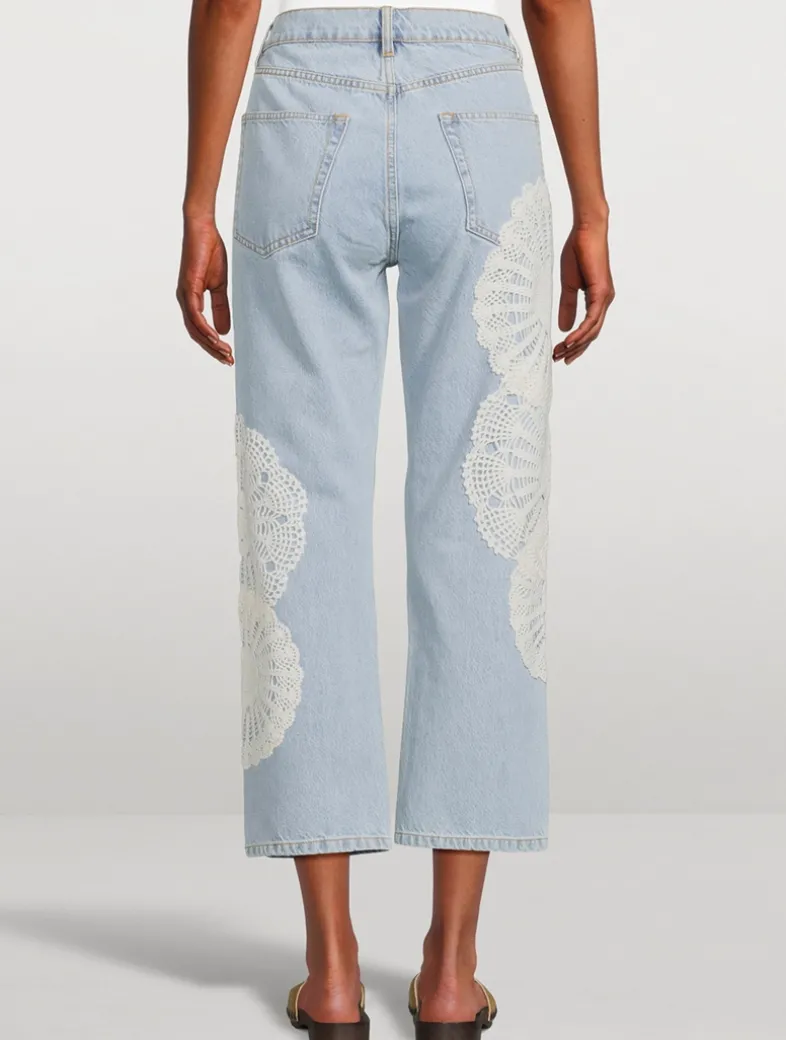 The Crochet Straight Jeans