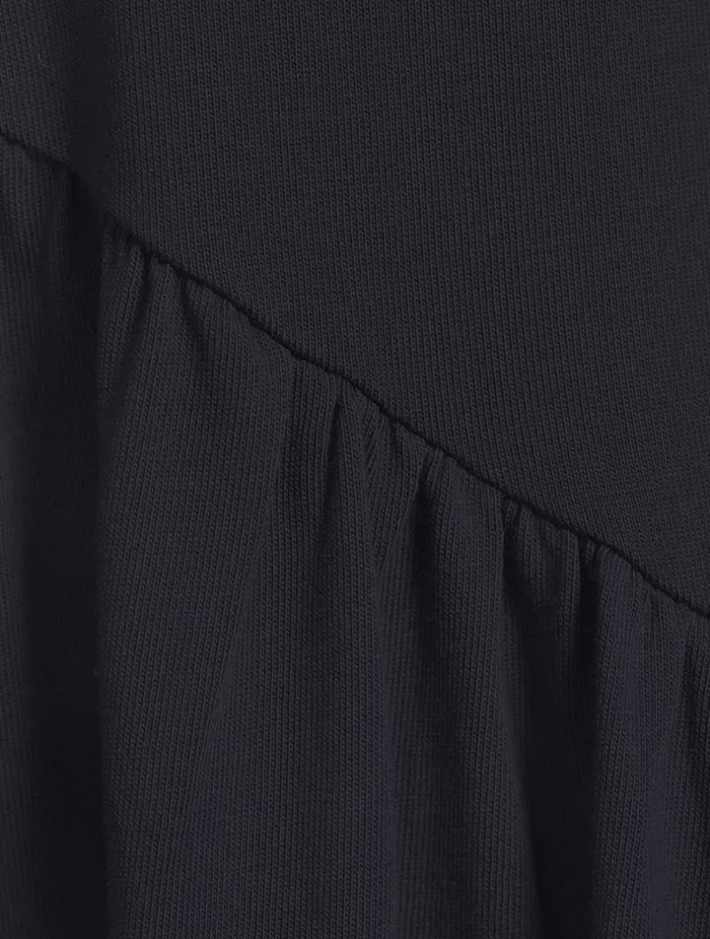The Gathered Seam Midi Dress