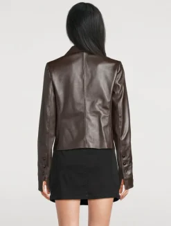 The Leather Cuffed Jacket