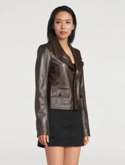 The Leather Cuffed Jacket