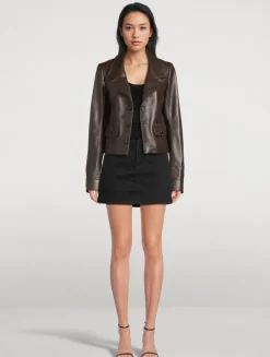The Leather Cuffed Jacket