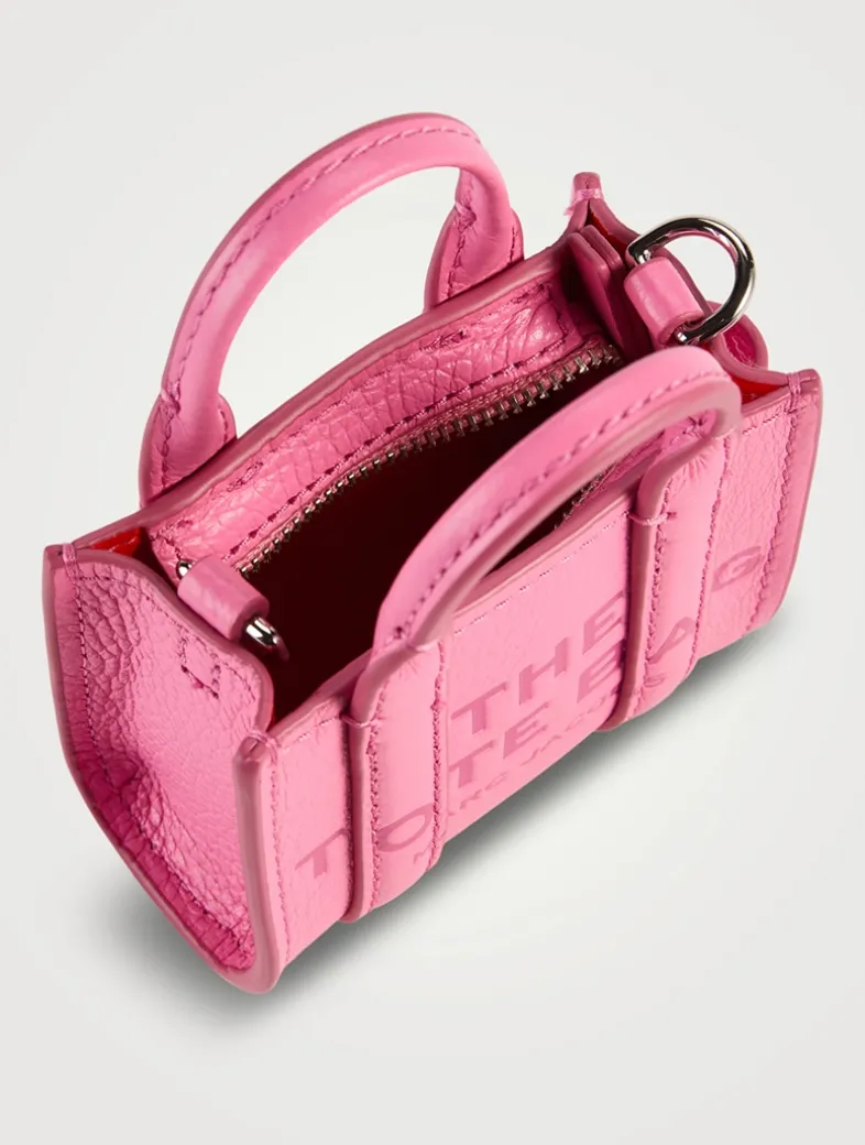 The Nano Leather Crossbody Tote Bag
