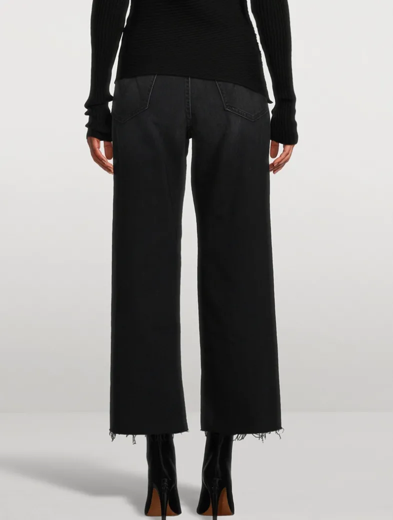 The Spitfire Ankle Fray Straight-Leg Jeans