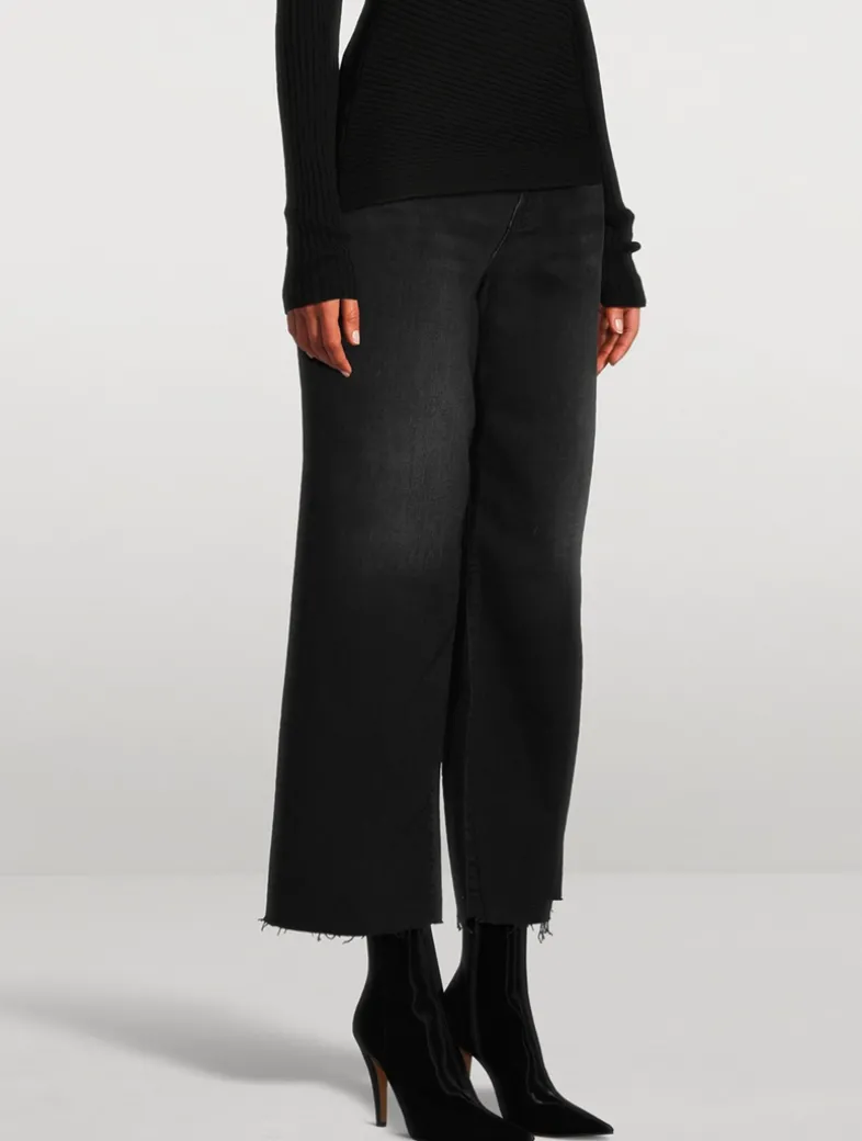 The Spitfire Ankle Fray Straight-Leg Jeans