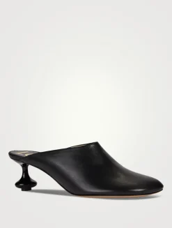 Toy Leather Mules