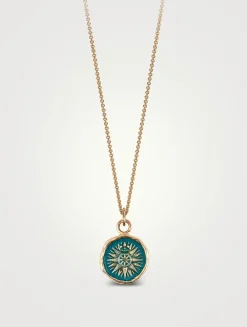 True Colors Direction 14K Gold Talisman Necklace