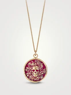 True Colors Live Every Moment 14K Gold Talisman Necklace