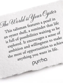 True Colors The World is Your Oyster 14K Gold Signature Talisman Necklace With Diamond