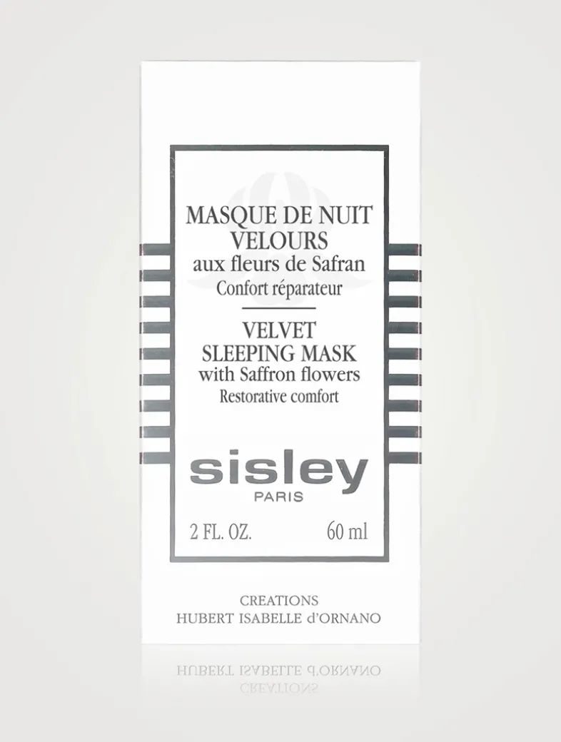 Velvet Sleeping Mask With Saffron Flowers