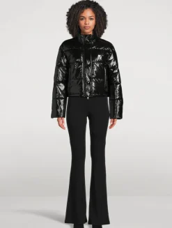 Vinyl Puffer Jacket