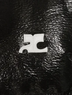 Vinyl Puffer Jacket