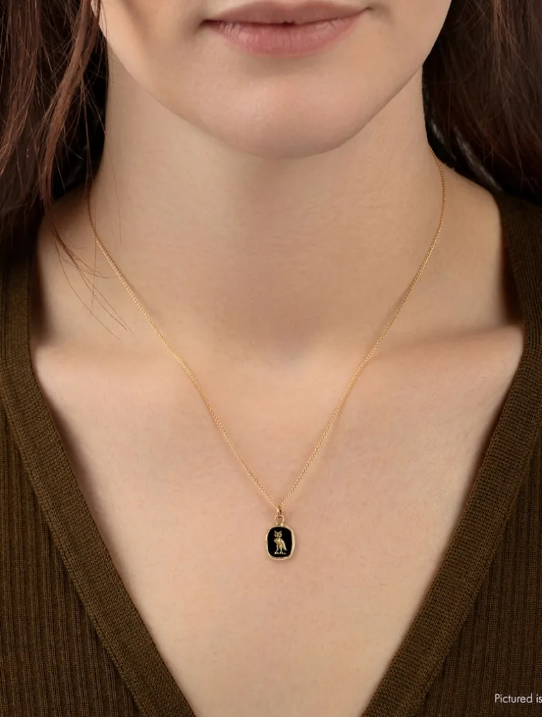 Watch Over Me 14K Gold Talisman Necklace