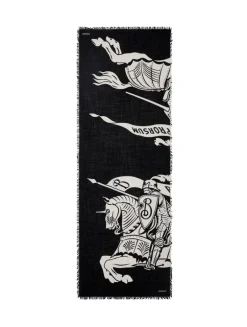 Wide Ekd Wool Scarf