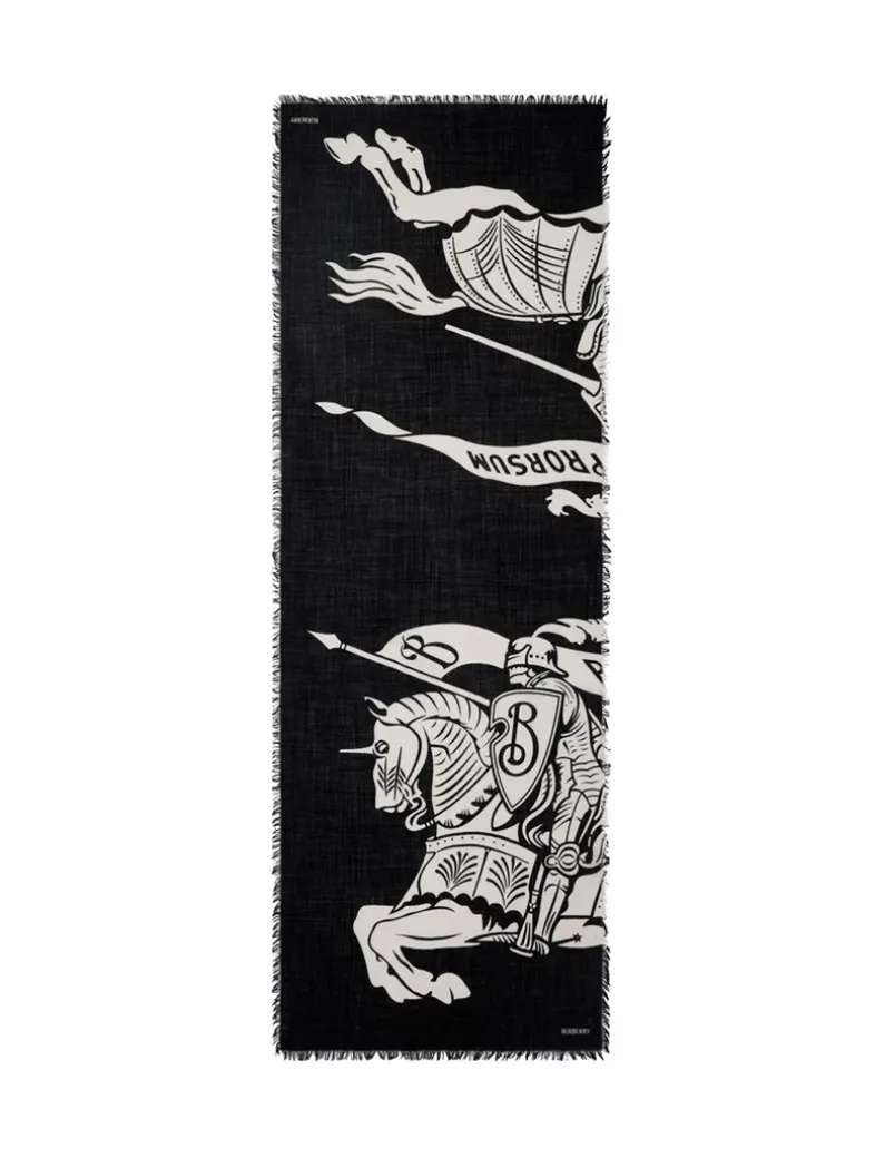 Wide Ekd Wool Scarf