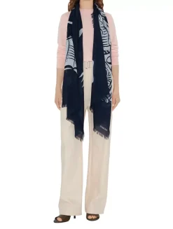 Wide Ekd Wool Scarf