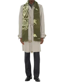 Wide Ekd Wool Scarf