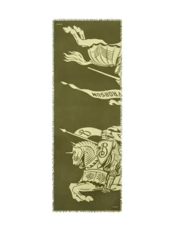 Wide Ekd Wool Scarf