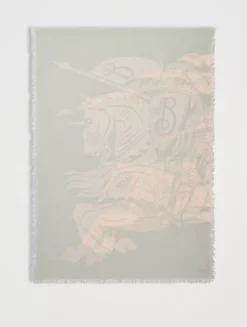 Wide Ekd Wool Scarf