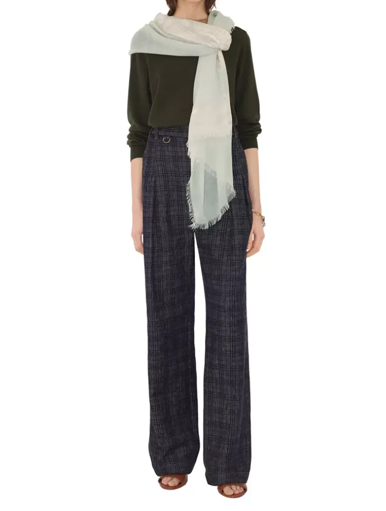 Wide Ekd Wool Scarf