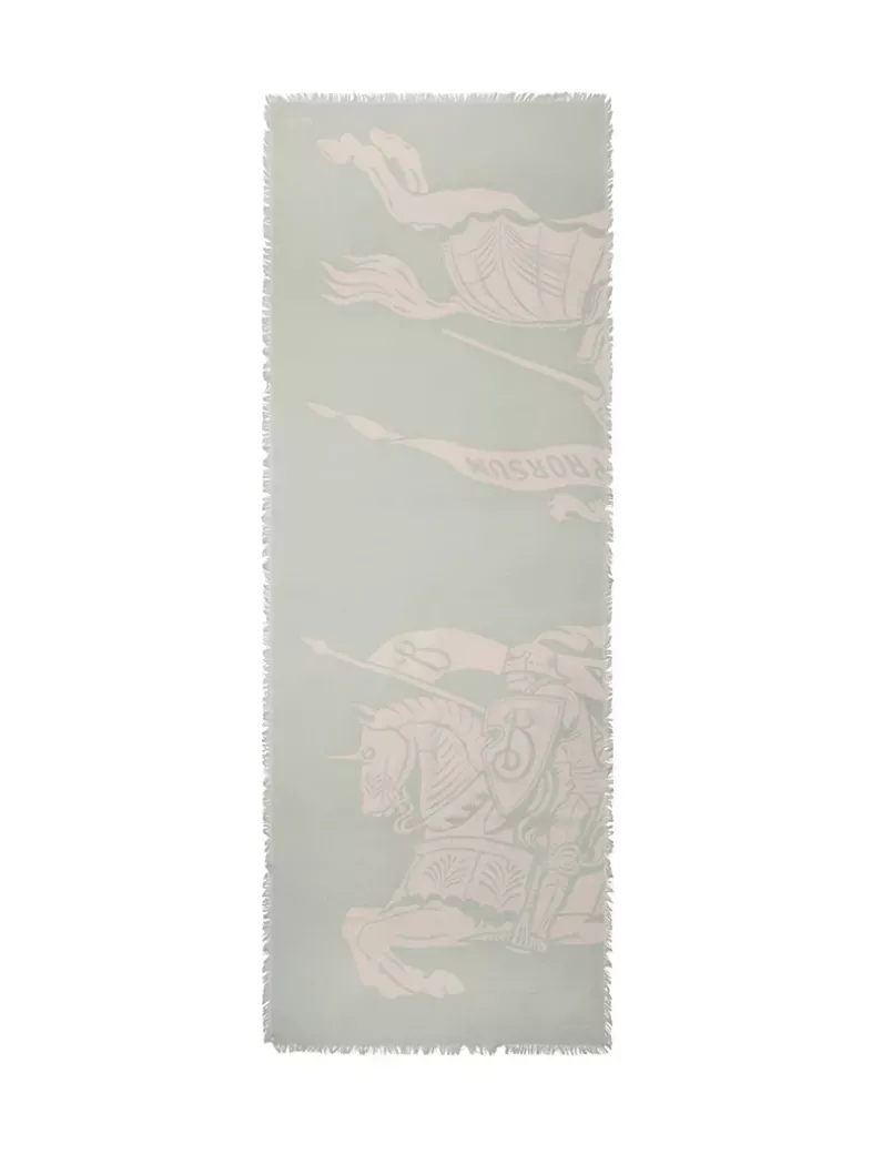Wide Ekd Wool Scarf