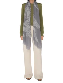 Wide Ekd Wool Scarf