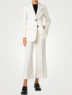 Wool Gabardine Blazer