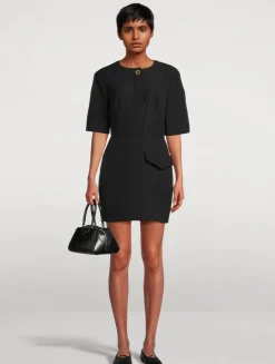 Wool Mini Dress