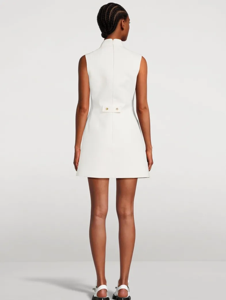Wool Panier Mini Dress