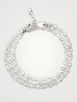 Wrap-Around Pearl Bracelet