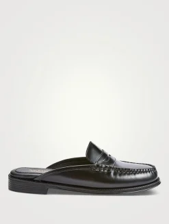Wynn Leather Mules