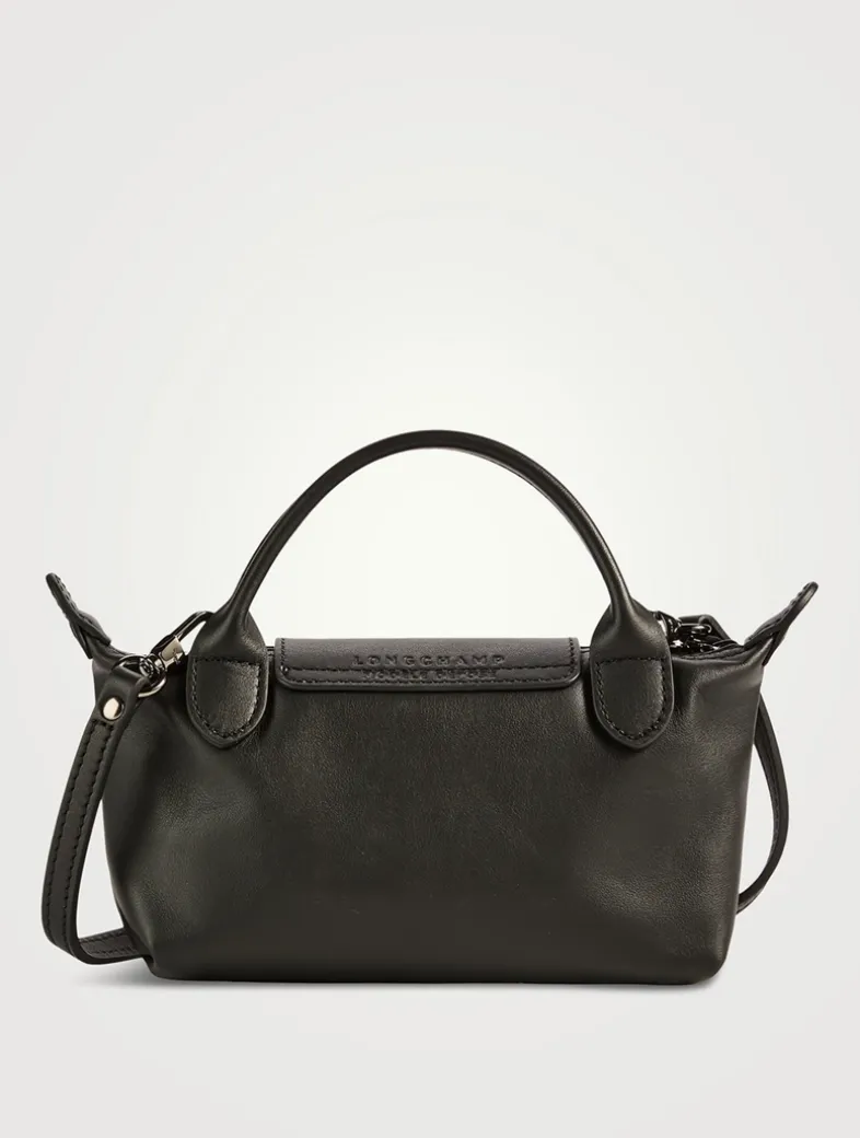 XS Le Pliage Xtra Leather Crossbody Pouch