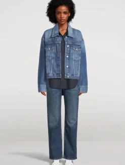 Zurie Straight-Leg Jeans